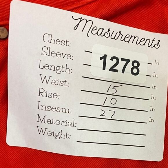 Boden The Soho Skinny Ankle Mid Rise Stretch Denim Jeans Pockets 8 P Red #4126 - Picture 7 of 15